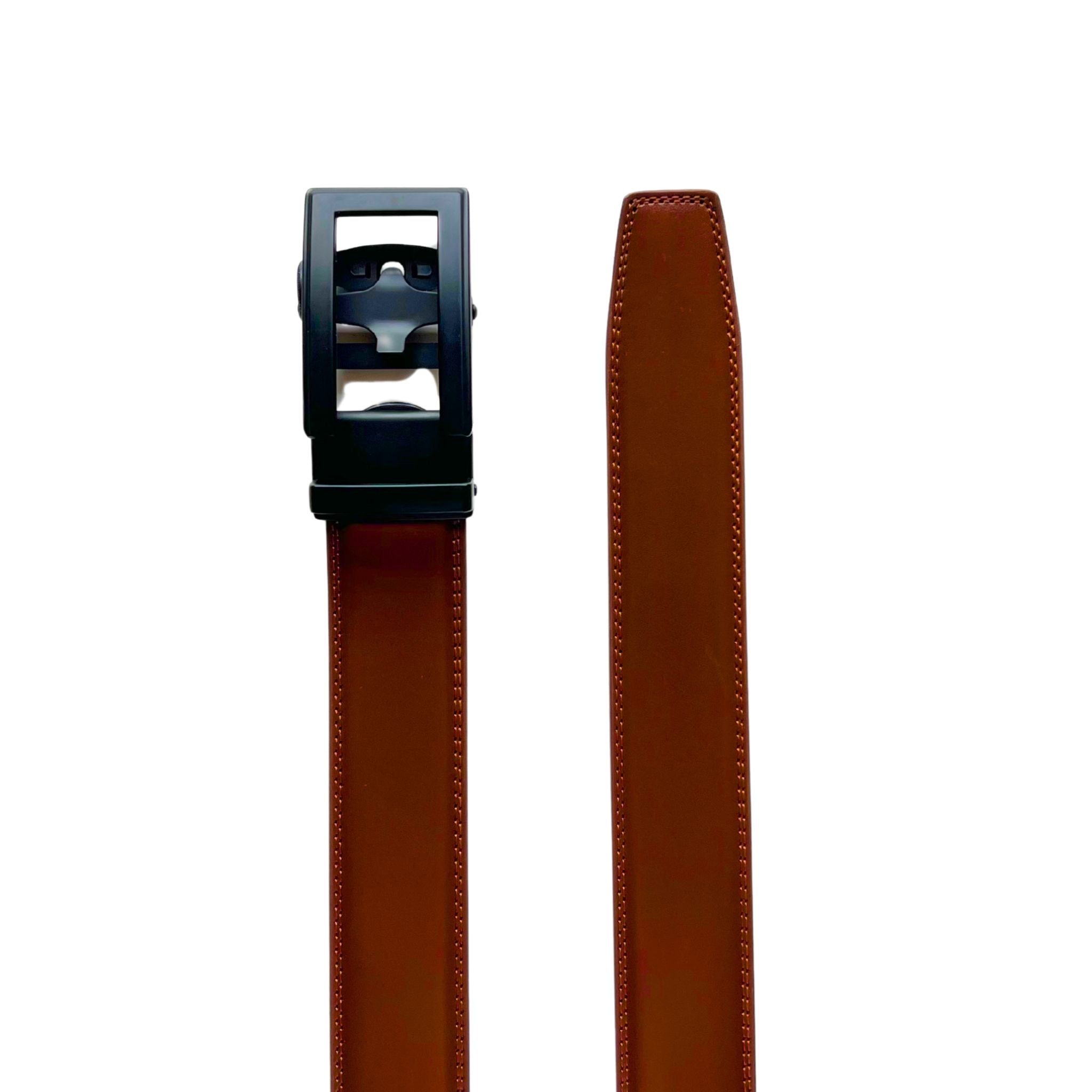 Läderbälte utan hål med personlig gravyr