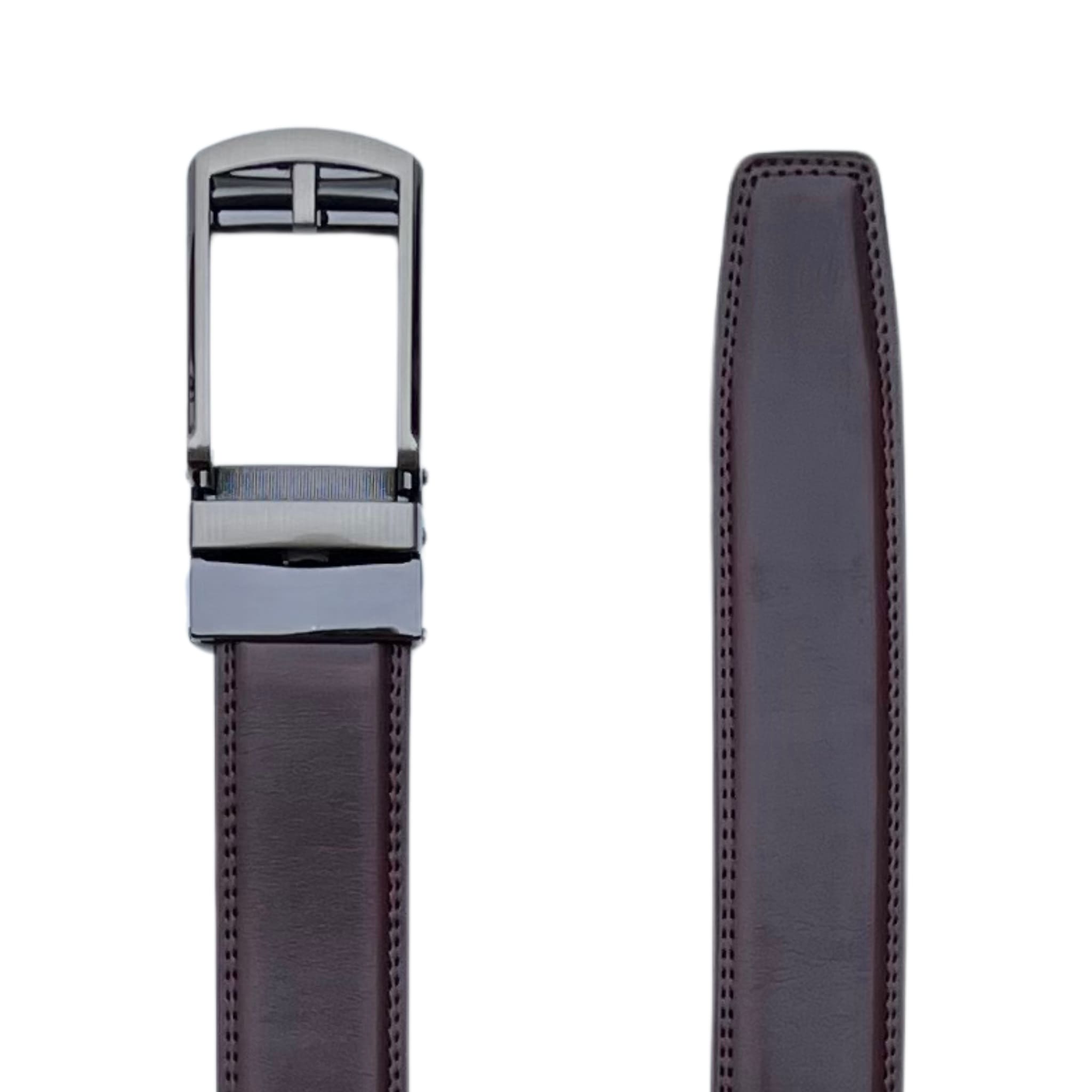 Läderbälte utan hål med personlig gravyr