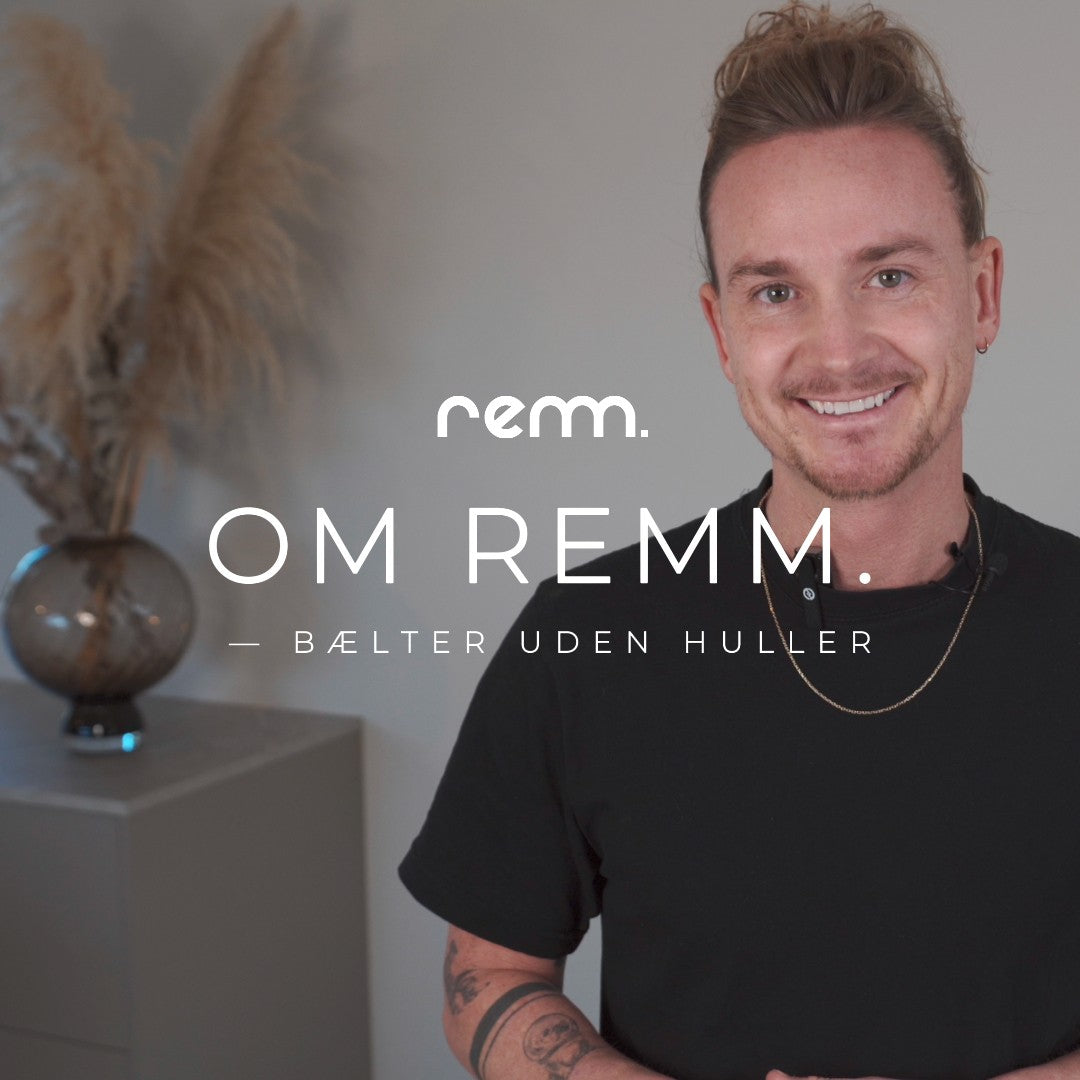 Ladda video: Om remm. — læderbælter uden huller.