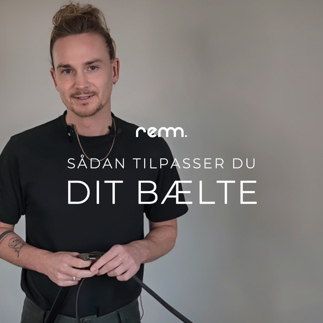 Ladda video: Sådan tilpasser du dit bælte uden huller fra remm.